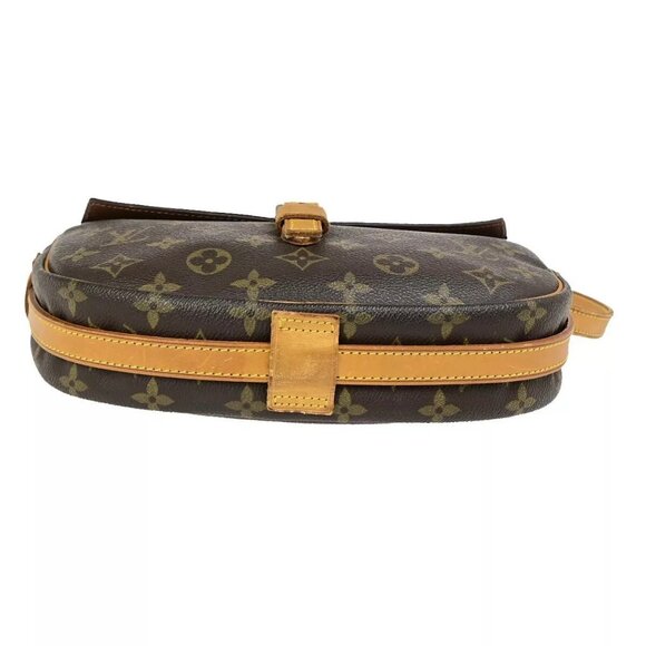 Auth LOUIS VUITTON Jeune Fille MM Shoulder Bag Monogram Leather Brown - Picture 12 of 16